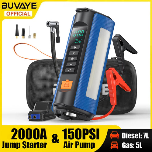 4 IN 1 CAR POWER PACK BATTERY BOOSTER AIR INFLATOR UTILITY LIGHT